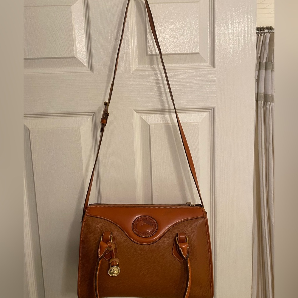 Large Vintage Dooney R721 Shoulder Satchel Crossbody